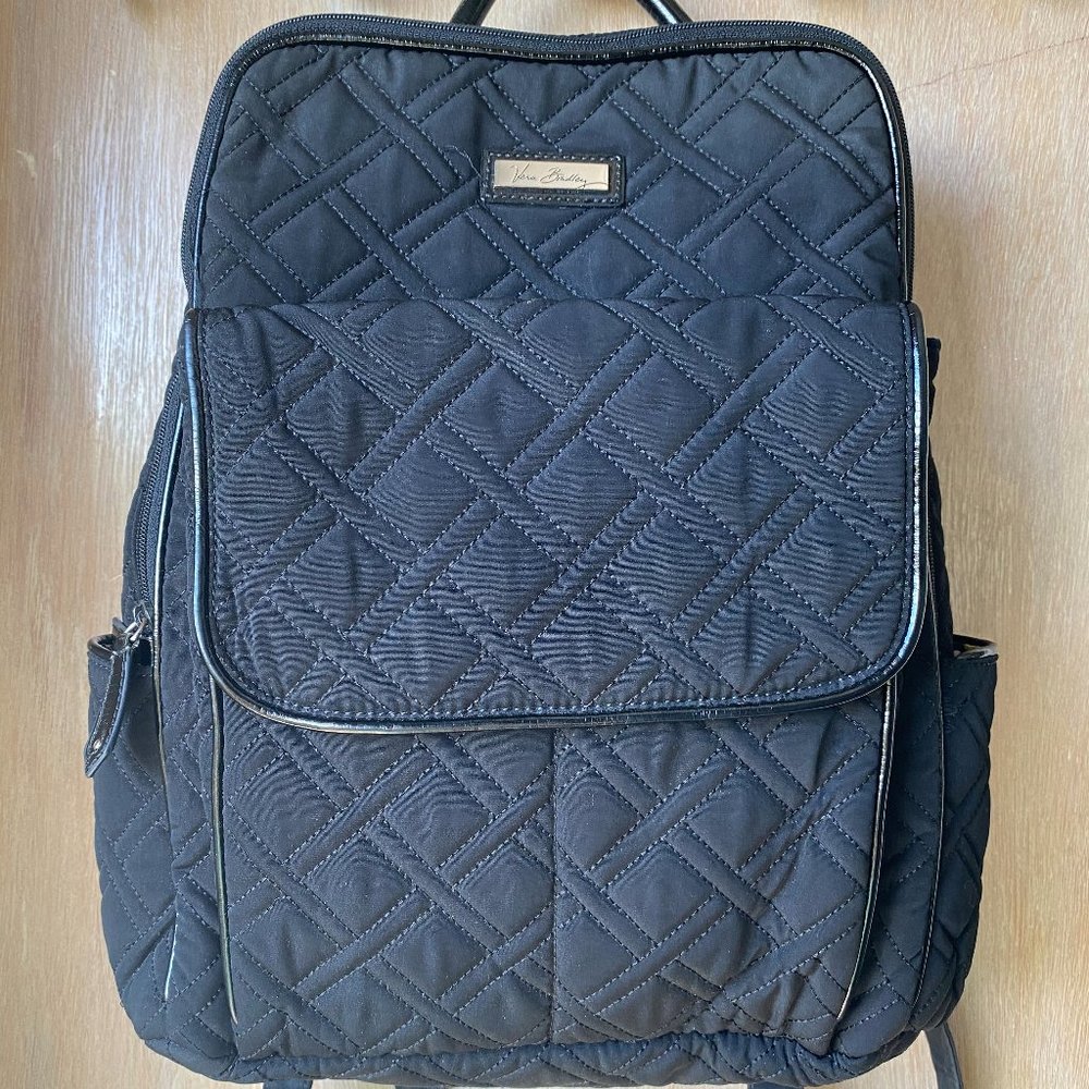 Vera Bradley black small backpack